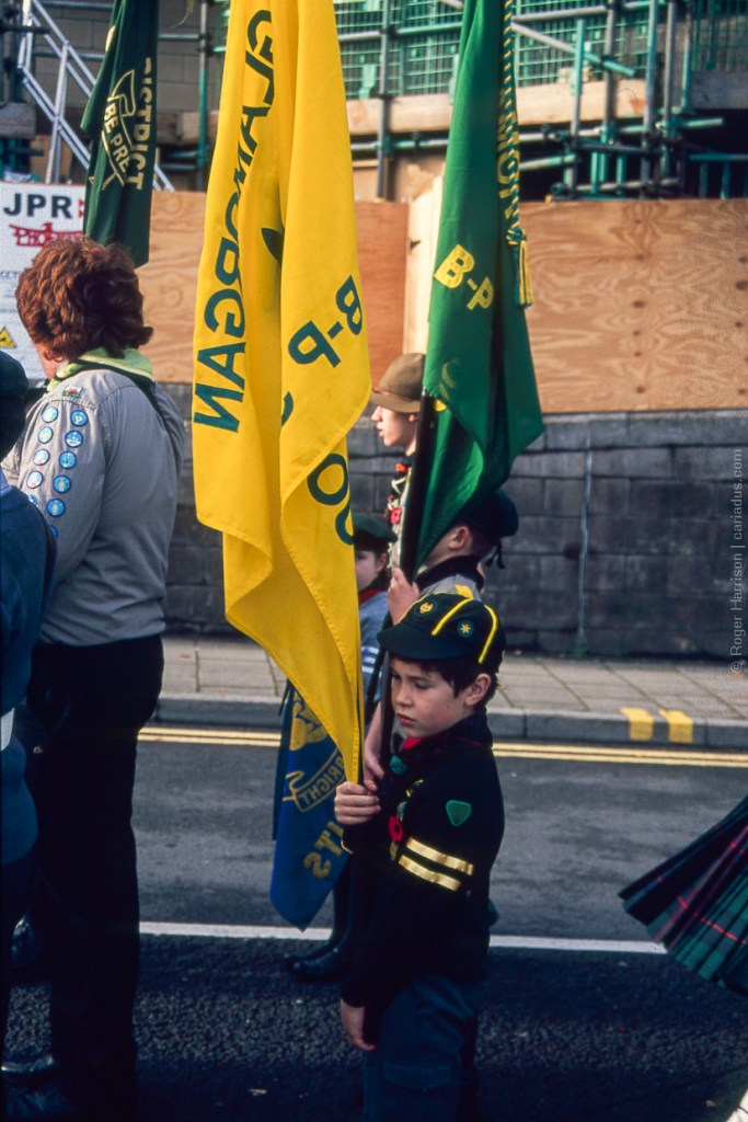 Standard bearer (Olympus OM-4ti, 35-70mm)